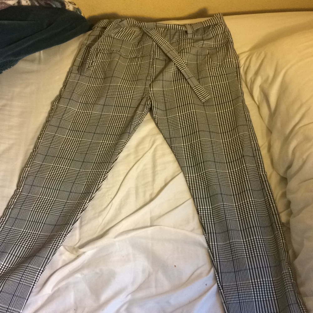 Plaid Jeans